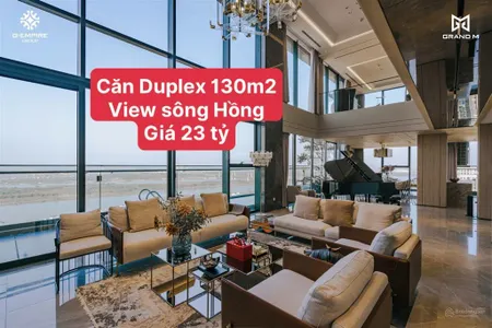 Căn duplex 3pn 132m2 ban công đông nam, giá 24 tỷ, toà noble crystal tây hồ quản lý bởi worldhotels