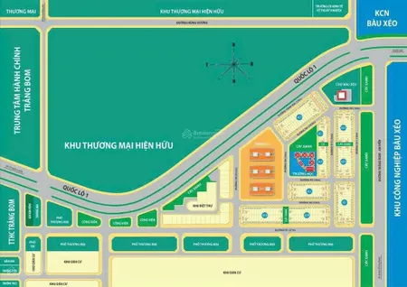 Shophouse tại quốc lộ 1a và kcn bàu xéo (rộng 500ha) kinh doanh khai thác dòng tiền được ngay