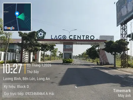 Bán lô đất đẹp giá mềm nhất thuộc dự án lago centro lương bình bến lức long an