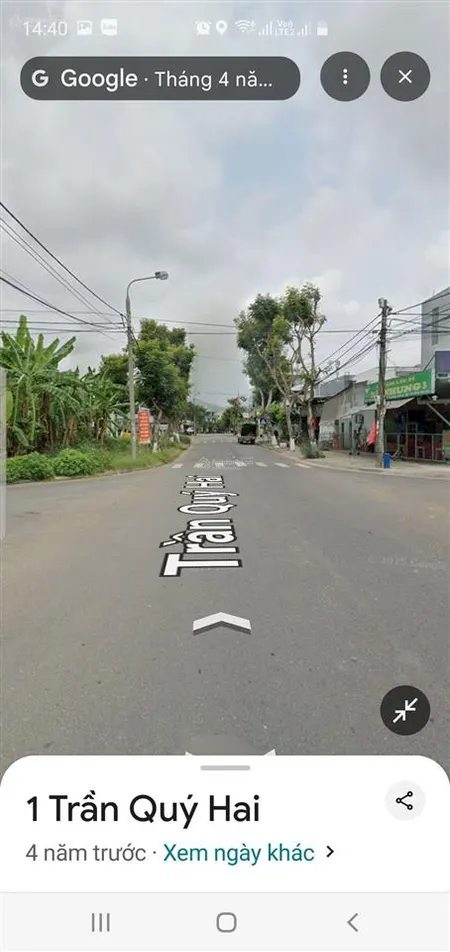 Chính chủ chào bán lô góc kèm ống 2mt dt 274m2 đường trần quý hai sát sông cẩm lệ
