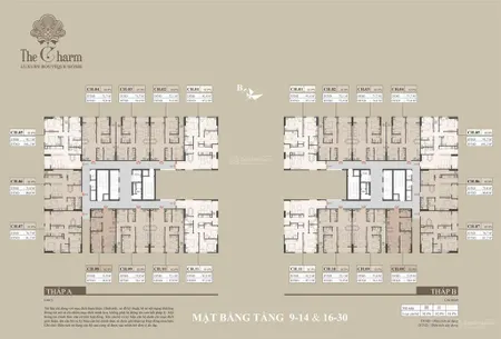 Tôi cần bán căn hộ b1x09 (2pn+2vs) cc the charm an hưng giá rẻ nhất dự án 6.4 tỷ. miễn trung gian