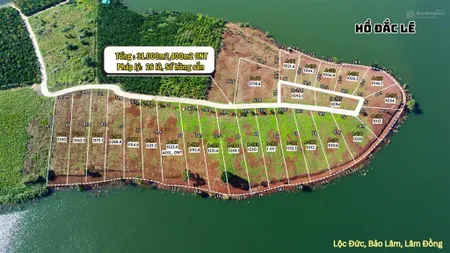 Đất giáp hồ đắc lé lộc đức, bảo lâm, lâm đồngchỉ 1,2tr/m2x31000m2 (3,1héc) giá tốt, view đẹp,sổ sẵn