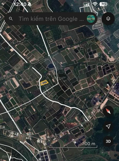 Bán đất nông nghiệp xã an thới đông giá 1,3 triệu /1m2
