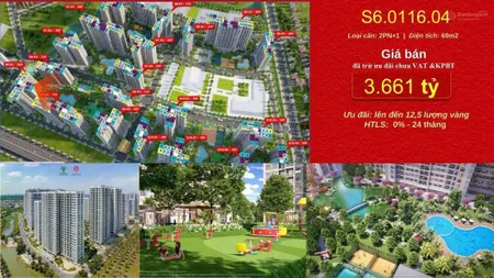 Căn 2pn + 1 giá 3.4 tỷ căn góc view trược diện hồ cá koi và hồ bơi, tòa s6.03 mua trực tiếp cđt