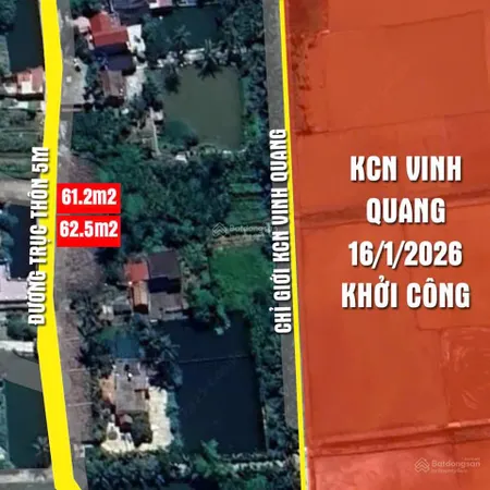 Bán 61,2m2 rẻ nhất thanh khê thanh lương vĩnh bảo hải phòng đón sóng kcn vinh quang sắp khởi công