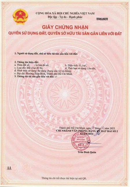 Xe hơi thoải mái, đất nền hbc chỉ 4.5 tỷ shr, chủ thiện chí bán ạ. xem đất alo e quốc 0786 783 *** ạ