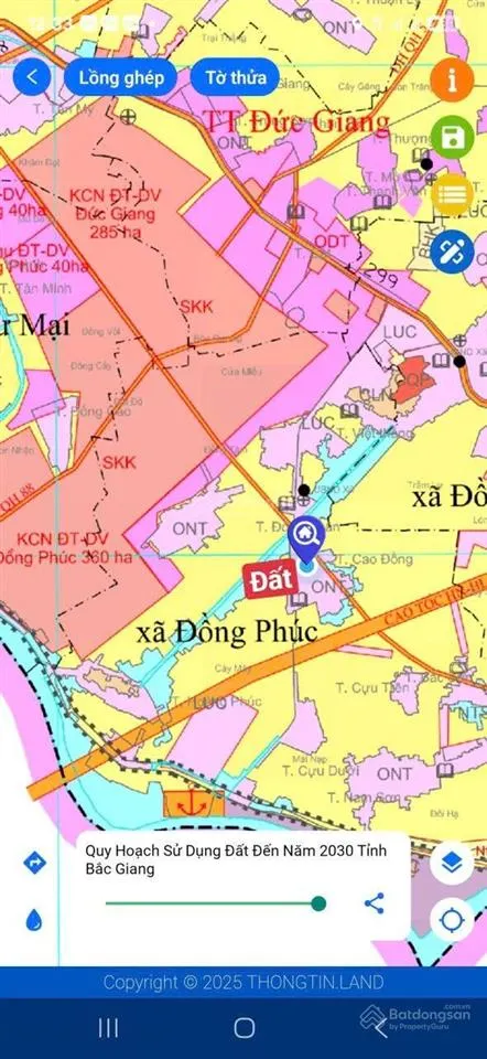 Bán 2 lô đẹp gần ngã 6 cao đồng, đồng phúc, yên dũng, bắc giang