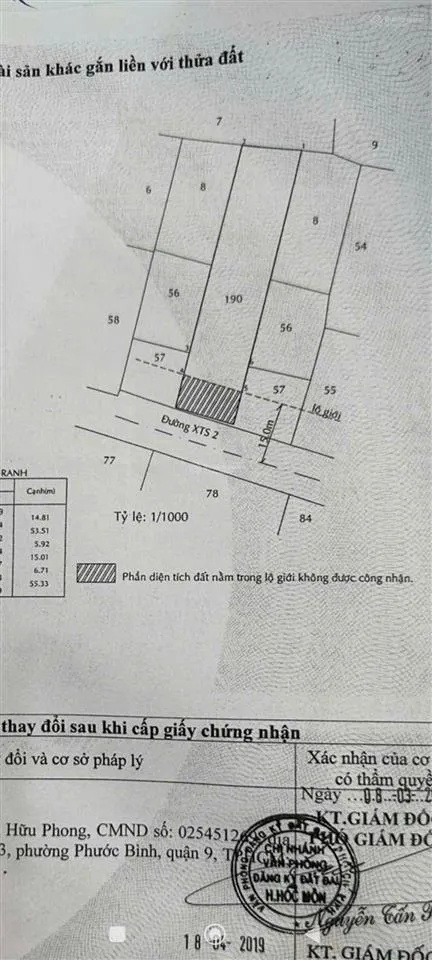 Bán đất 15*70m full thổ. mặt tiền kd lê thị kim. gần 2 trường học.