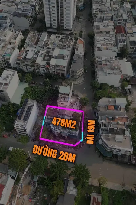 Biệt thự 2 mặt tiền kdc phú mỹ 478m2 ngang 25m chính chủ 1 đời gấp bán chào 68tỷ688