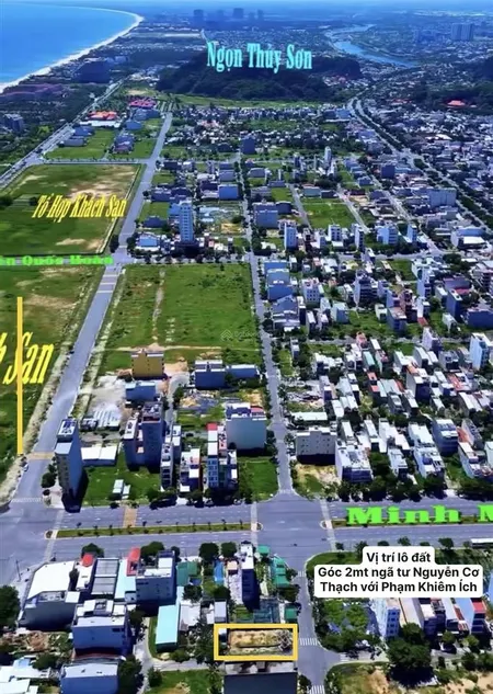Chính chủ gửi bán lô góc 2 mt ngã tư nguyễn cơ thạch sát cạnh công viên