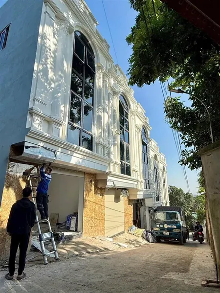 Bán nhà tân hòa quốc oai lô góc đường ô tô 48,4 m2