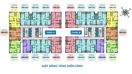 Chính chủ cần thu hồi vốn bán gấp căn 2pn (73m2) tại dự án charm an hưng