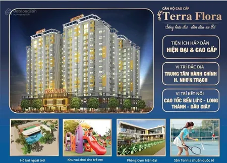 Căn hộ terra flora, xã phú hội, nhơn trạch, đồng nai, giá siêu hời 1,6 tỷ, 60m2. hotline 0904 398 ***