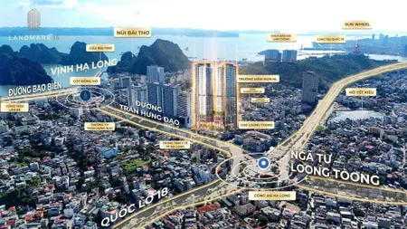 Landmark35 , căn 2 ngủ 2 vs , trung tâm thành phố hạ long