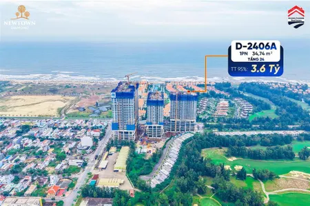 Căn 1 pn trực diện biển tòa dnewtown diamond đà nẵng
