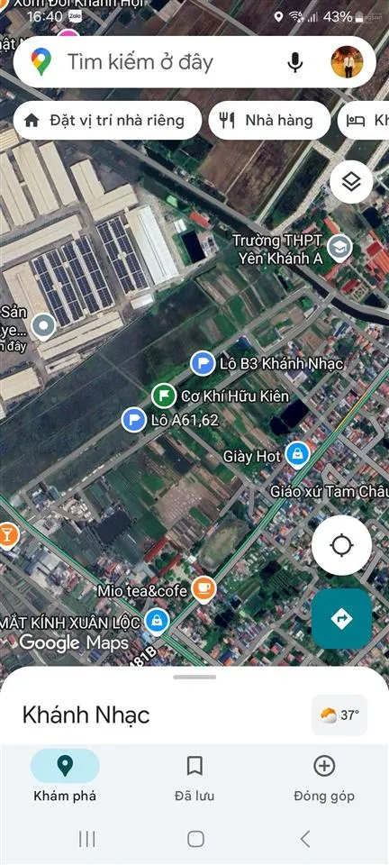 Bán đất kcn khánh nhạc yên khánh ninh bình