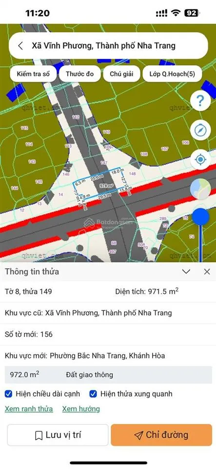 Bán lô đất thôn đắc lộc, xã vĩnh phương, thành phố nha trang, (phường bắc nha trang)