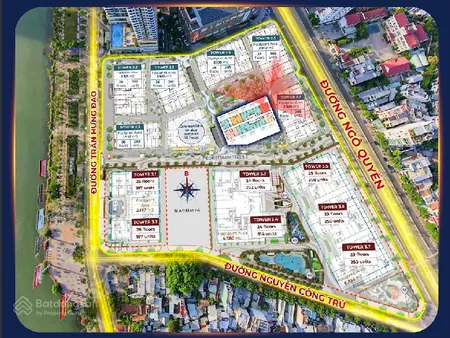 Capital square đà nẵng căn góc tầng cao | 2pn+1 hướng đông bắc