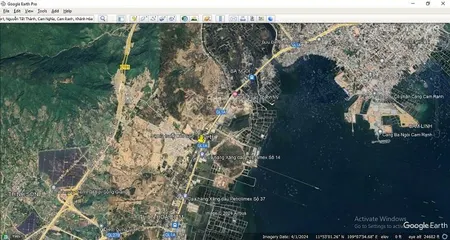 Bán đất ql1 nam cam ranh, có 200 m2 thổ cư. cách bến xe cam ranh qh 300m, khu ven vịnh cr 1 km