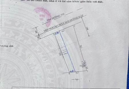 Bán 301m2 mặt đường 354 ngay cạnh trường tiểu học mỹ đức an lão