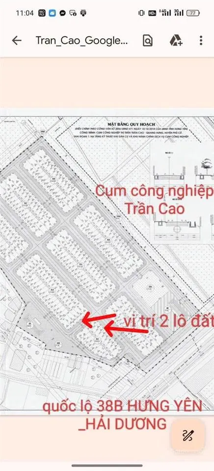 Mình có lô đất cl3 17 giãn dân tại thị trấn trần cao, huyện phù cừ, tỉnh hưng yên