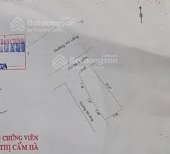 Bán lô góc 2 mặt tiền đường 10m5 vũ lăng nở hậu đẹp giá chỉ 3 tỷ 550 tl