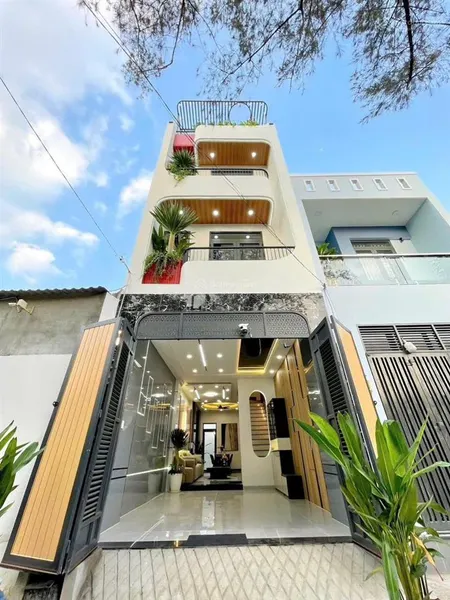 Bán nhà đẹp 4 tầng sân thượng phường an phú đông quận 12 tp hcm