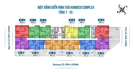 Quỹ căn 3pn chung cư handico complex, nhận nhà đón tết