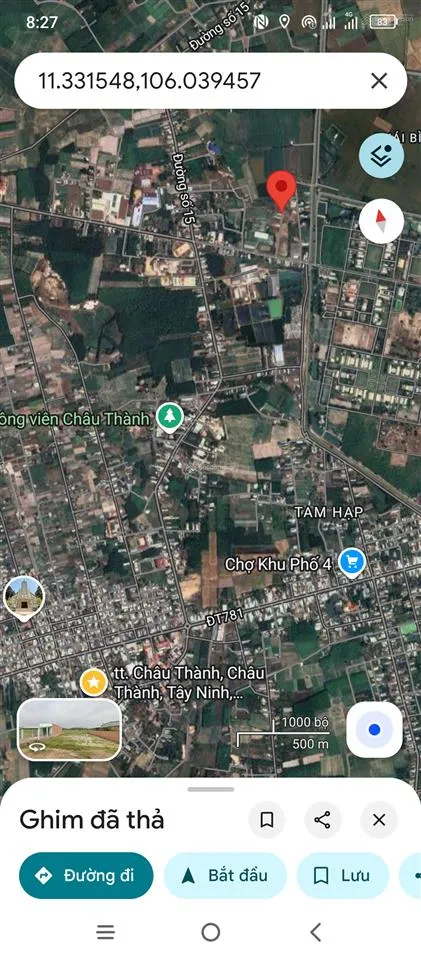 Đất làm nhà vườn sát trung tâm