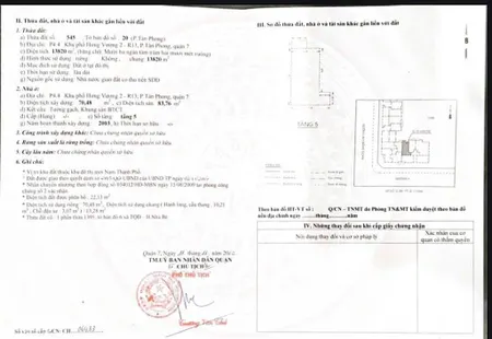 Chính chủ cần bán căn hộ khu hưng vượng 2, phú mỹ hưng, q7. dt 71m, giá 5 tỷ