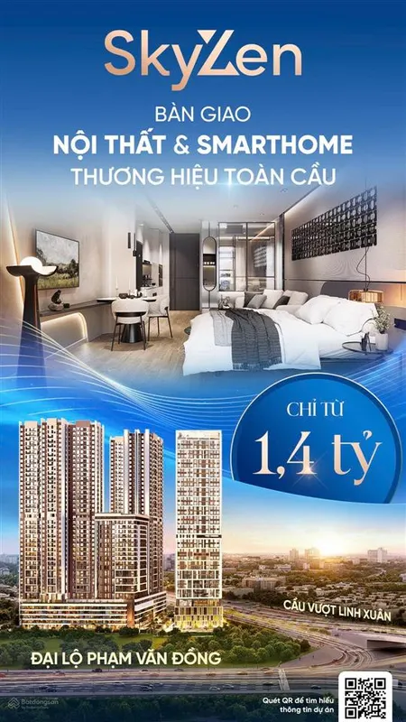 Bán căn hộ chung cư skyzen, an bình, dĩ an, bình dương, 1tỷ836 tr , studio 36 m2