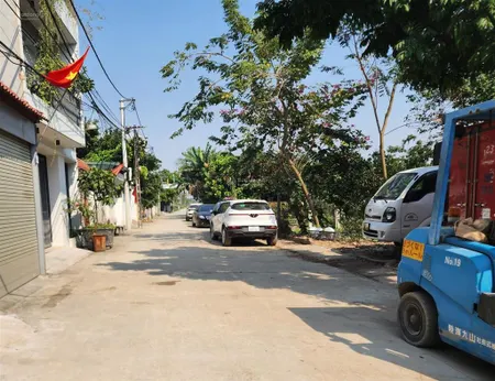 Nhỉnh 2 tỷ bán 33m đất (sử dụng ~50m) sổ đỏ chính chủ ngõ ô tô, việt hùng xã đông anh 0359 900 ***