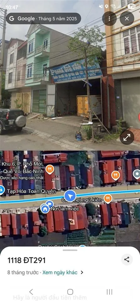 Anh chủ đẹp trai. cần bán lô đất mặt đường 291 quang trung hướng về chì. diện tích 90m2, mt 4.5m