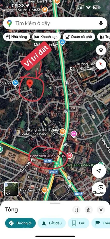 Siêu phẩm 92m2 tuyến 2 phố chùa thông giá 1,55 tỷ, đối diện viện 105, các trường đại học