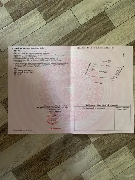 Cơ hội vàng sở hữu đất mặt tiền trung tâm thị trấn núi sập, thoại sơn