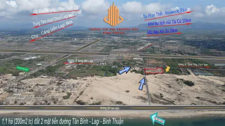 1,1 ha mặt tiền lê quang định lagi lâm đồng cần bán gấp đi nước ngoài