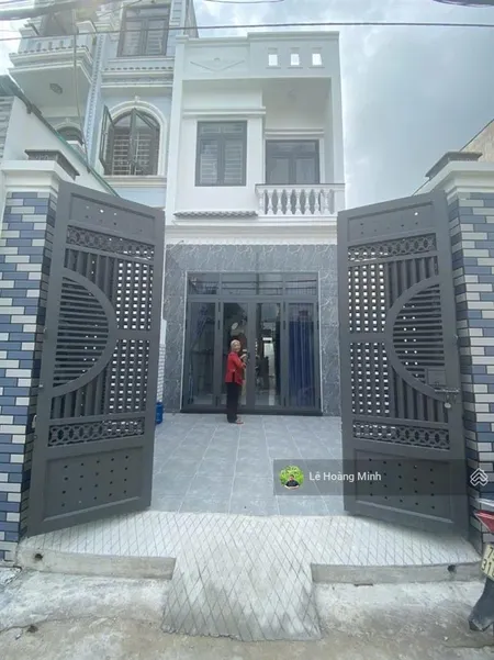 Nhà đẹp shr 4m x 18m, đúc 1 lầu hẻm xe hơi thông đường trần thị hè (ht42)