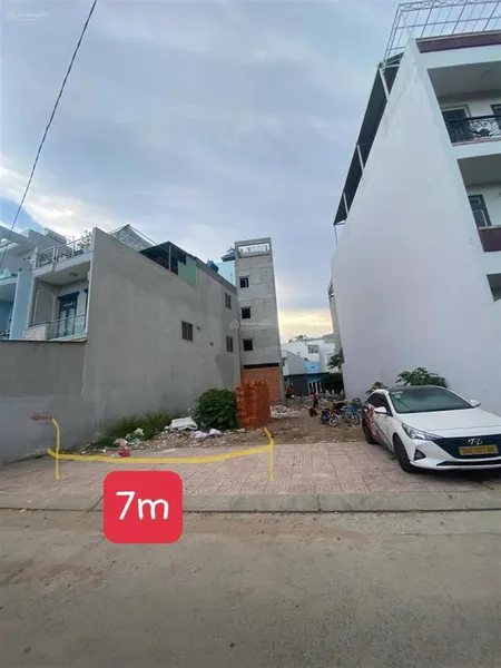 Đất hẻm 7m chiến lược, giáp tân hoà đông, ngang 8mx14,5m, phù hợp xây căn hộ, giảm mạnh còn 6 tỷ
