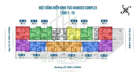 Tôi có 1 số suất ngoại giao 33 lê văn lương, dt 70m2, 74m2, 80m2, 83m2 giá từ 95tr/ m2