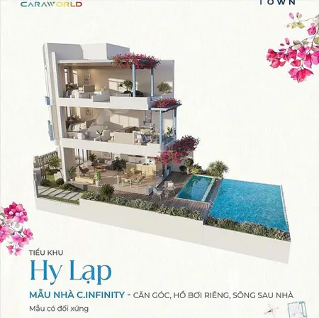 Căn nhà phố tại biển bãi dài cam ranh sd 208.3m2 hướng nam, 3t tiện ở và kinh doanh, full nội thất