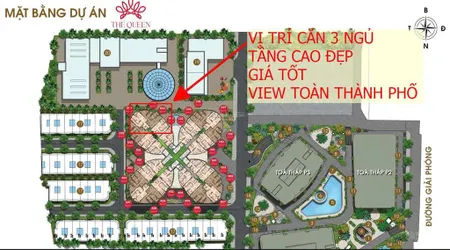 Giảm ngay 1.2 tỷ, tặng 500tr mua căn 3n the queen hàng độc quyền cdt