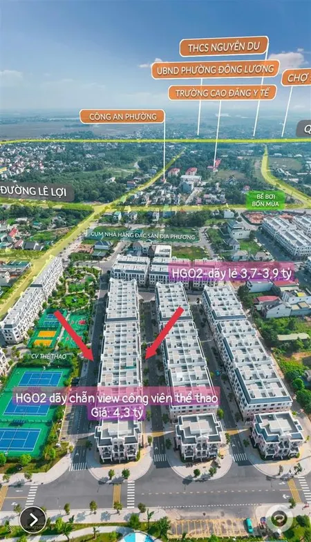 Bán cắt lỗ căn hg02 35 shophouse vincom đông hà giá 3,75 tỷ