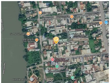 Bán đất 121.6m² có sẵn 60m² thổ cư ngang 8m giá 4.3 tỷ tại Phường Lái Thiêu