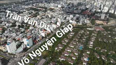 Lô góc siêu khủng 2 mặt tiền đường trần văn dư 768m2 ngang 24m trục thông biển xây 6.5t 150tr/m2