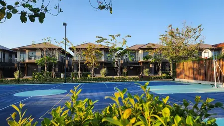 Biệt thự song lập 6.9 tỷ rẻ đẹp nhất waterpoint. 10x15m thiết kế 4pn. 3 mặt sân vườn. gần trục 36m