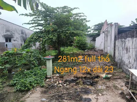 Chính chủ lô đất quận 9 full thổ cư 281m2, ngang 12m chỉ 10tỷ
