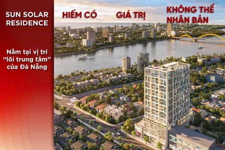 Căn hộ 1pn+1/ 48.8m2 giá 5.428 tỷ mặt tiền đường lê duẩn sun solar