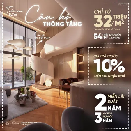 Bán căn hộ thông tầng la pura quốc lộ 13, giá 3 tỷ 2.sản phẩm hiếm, đáng sở hữu.ga metro trước cổng