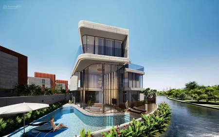 Regal victoria villa 5pn gần biển, ven sông, hồ sinh thái và kênh đào điều hòa, đối diện sân golf