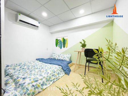 Studio xinh xắn full nt gần chợ hạnh thông tây - ưu đãi giữ phòng qua tết, có thang máy